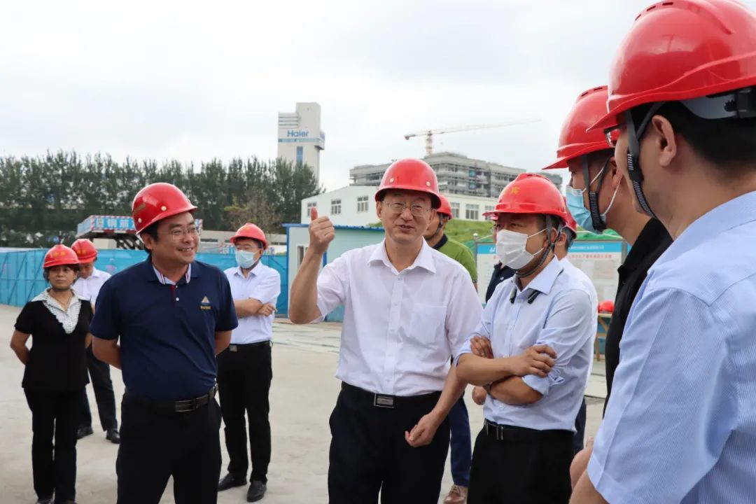 中建聯(lián)合|青島市政協(xié)副主席卞建平蒞臨云谷學校項目督導(dǎo)調(diào)研(圖3)